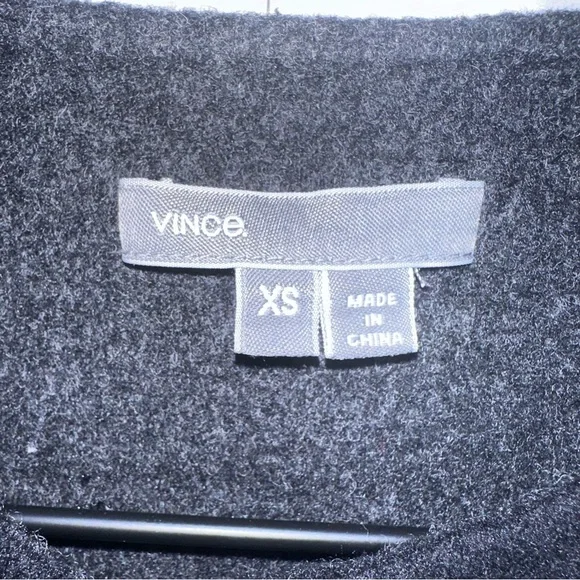Vince Wool Overcoat Snap Front Jacket - Picture 6 of 7
